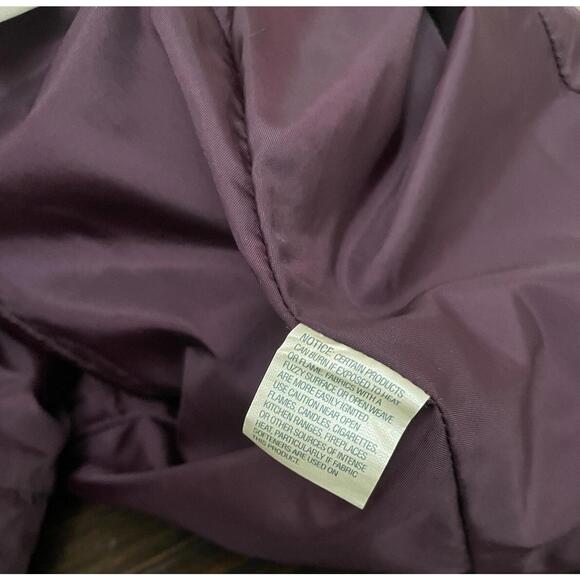 LL Bean Blazer Womens Size 16 R Plum Corduroy Button Jacket Pockets Classic - Picture 6 of 9